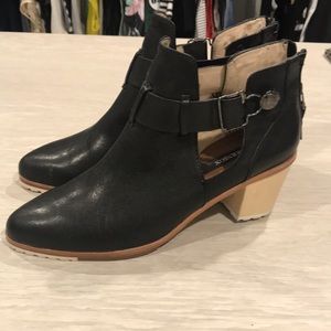 Matt Bernson black ankle boots